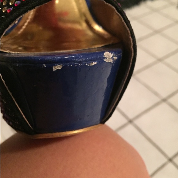 Alba blue heels. - Picture 5 of 5